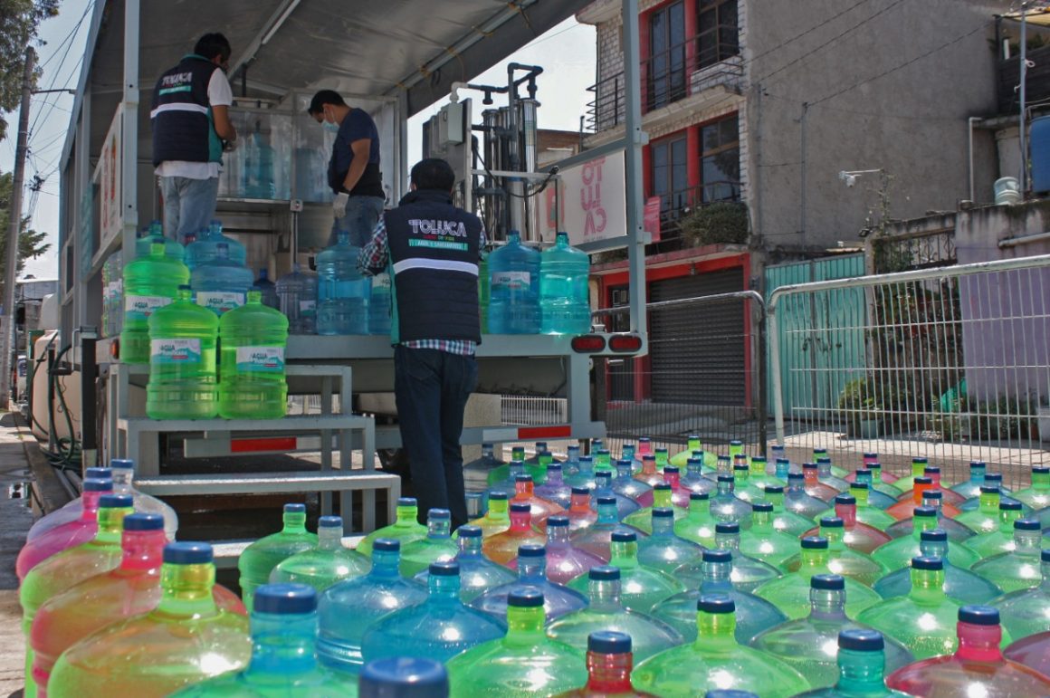 SIGUE EN MARCHA EL PROGRAMA “LLENA TU GARRAFÓN”, EN BENEFICIO DE LOS TOLUQUEÑOS